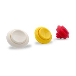 P³ Low Profile Button Box Flipper Button - 5/8" Shaft